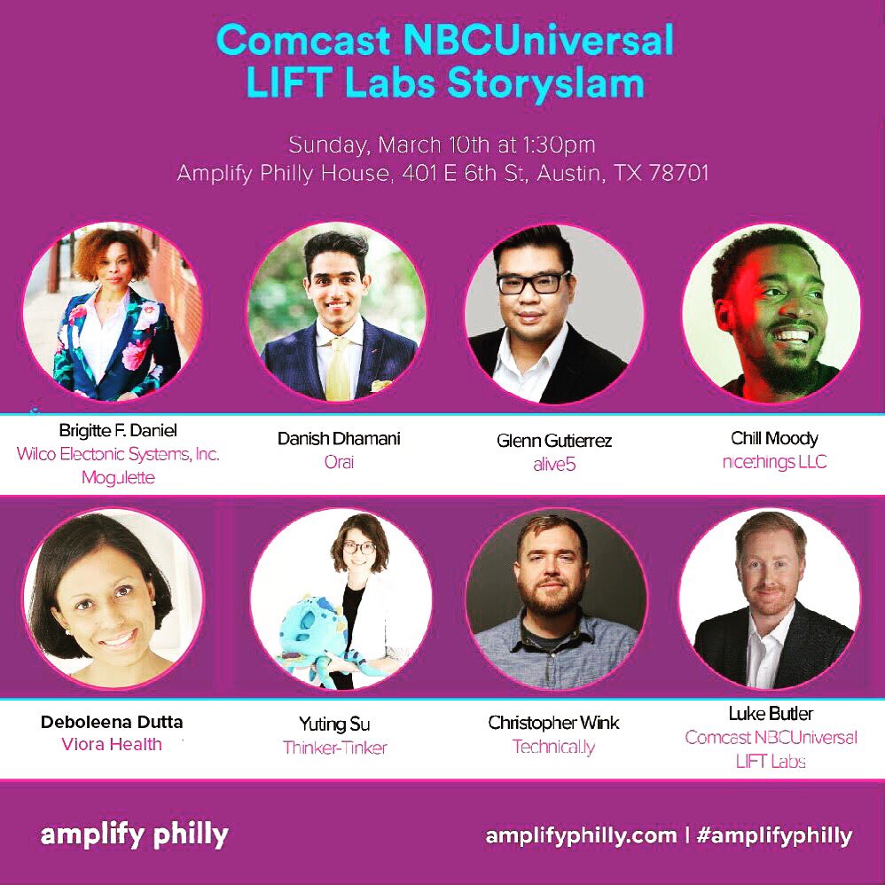 Great stories from entrepreneurs <a href="/LIFT_Labs/">Comcast NBCUniversal LIFT Labs</a> #SXSW2019