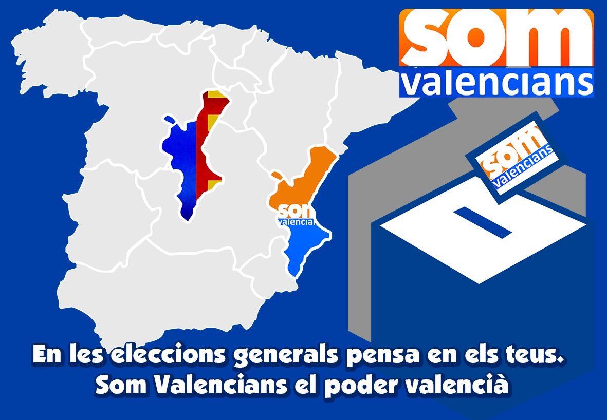 Jaume_Hurtado's tweet photo. Estic pensant que tenim que donar-ho tot en estes Eleccions Generals 28A 2019.
L’objetiu de SOM es ser la veu dels valencians en el Congrés dels Diputats de Madrit. Ser la clau. Sensats, treballaors i utils.
Estes eleccions son les nostres
@Som_Valencians https://t.co/Q56RibqLwZ