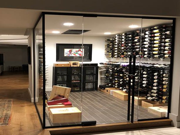 WineEnthusiast's tweet photo. March is a mixed bag when it comes to weather, so we'll just sit out on all the madness in here. Another great custom cellar featuring @VintageViewWine and cooling by @WhisperKool. Have a custom cellar from us? Use #WEstorewine and tag us. Learn more: https://t.co/1oi6HCNNni https://t.co/FfWTBbSeUN