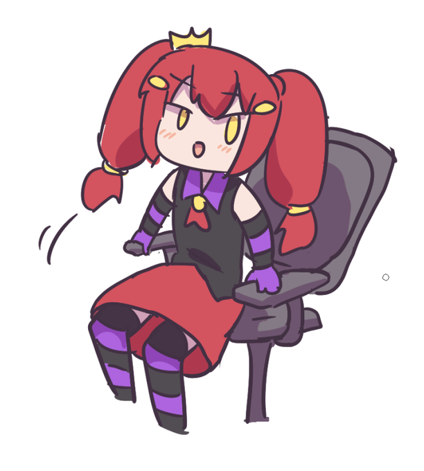 姿勢直そうとして椅子の前の方に座って転びました… 