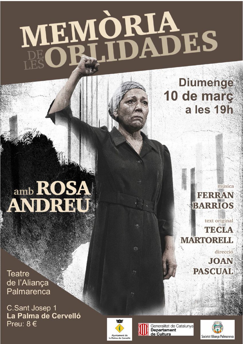 eulaliaop85's tweet photo. Emocionada, colpida, indignada i agraïda.
Impressionada per una feina més que ben feta. Quina manera de brillar, la Rosa Andreu!  #memòriadelesoblidades Imprescindible i punt.
#maimés #llibertat 🎗 https://t.co/5t2UuDdIiX