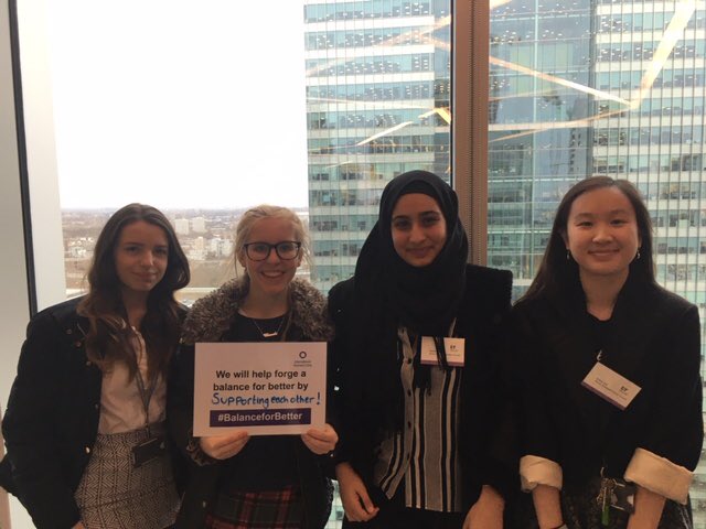 VioletWalker13's tweet image. More photos of @qegsbarnet @QEGirls6thForm celebrating International Women’s Day 2019 on Friday 8 March. Attending ASGS Student Leadership Conference #BalancedForBetter at Ernst &amp;amp; Young, Canary Wharf. See March Newsletter @qegsbarnet for more details