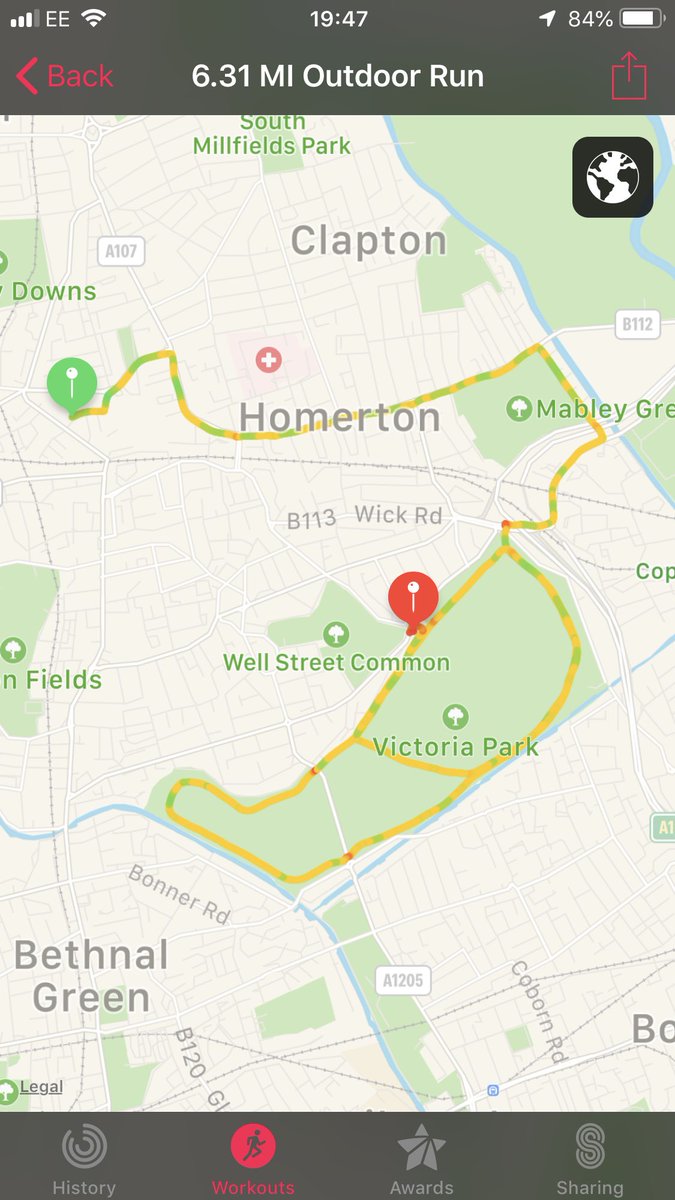 AnnaSLynch's tweet photo. Hooray! I am up to 6 miles - my 5th week back running after 10 years🏃🏻‍♀️🥵 #hackneyhalf2019 https://t.co/15qNFOxIbi