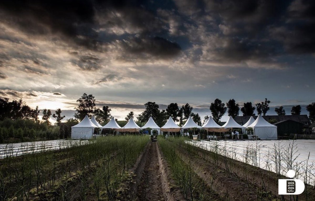 LUSTRUMEDITIE loopt storm! Wilt u komen lunchen of dineren in ons stijlvolle pop-up restaurant middenin de aspergevelden? Wacht dan niet te lang met reserveren! aspergesopdevelden.nl