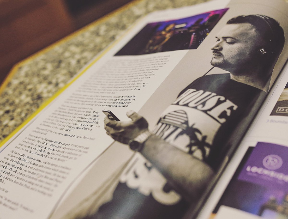 djpatonmusic's tweet photo. Proud to be in this month's @theayrshiremag! 👀🙌📰 I speak about @AnnieMac playing 'Dancing By Morning' on @BBCR1 and everything I got up to last season in IBIZA with.. @IbizaClubNews @sonicvista @IBZRecords @jackeyejones @LiveFromIbiza #bbc #ayrshiremagazine #radio1 #ibiza https://t.co/fHqWnRbHLL