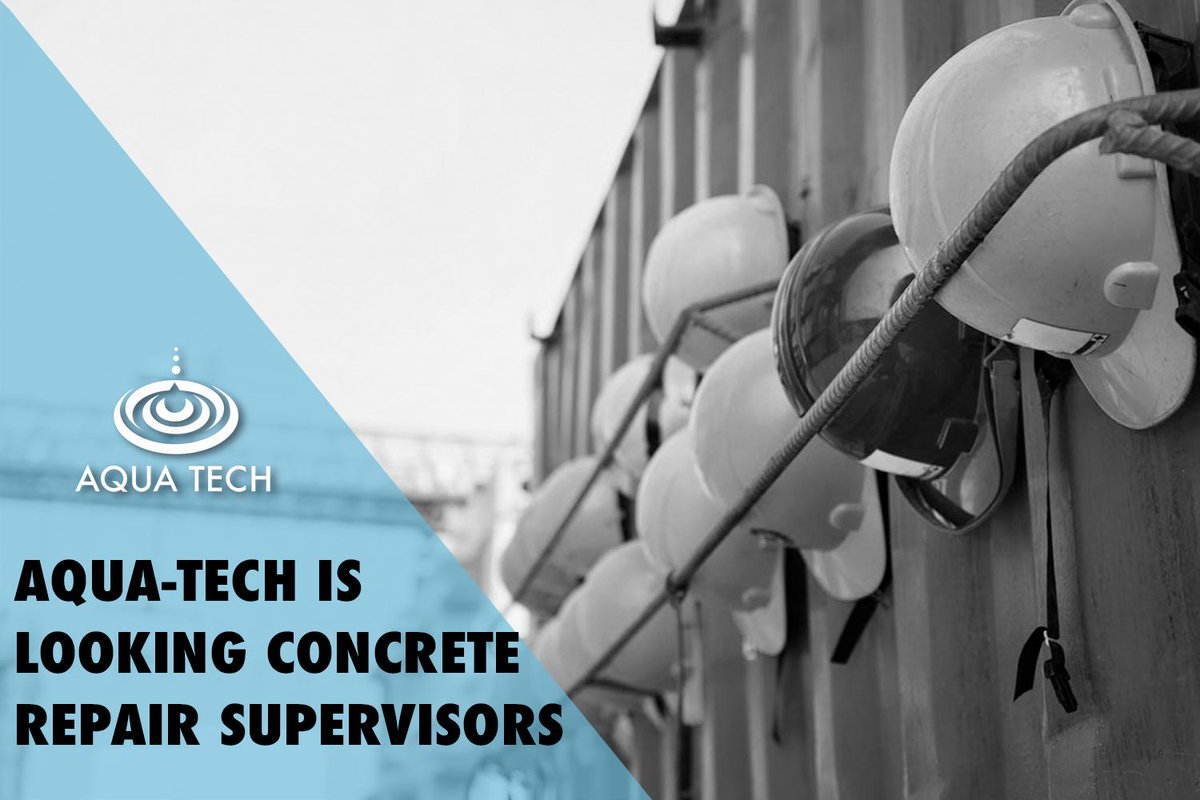 At Aqua-Tech we are looking for concrete repair workers & supervisors. Check the link for details: bit.ly/concreteworker…

#nowhiring #scotlandjobs #constructionjobs