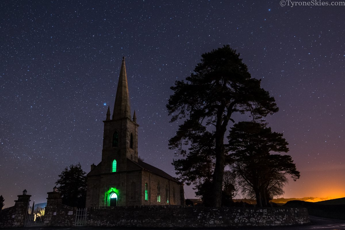 Loved this church location on Thursday night, looked really cool with the green interior lights <a href="/VirtualAstro/">VirtualAstro</a> <a href="/StormHour/">#StormHour</a> <a href="/ukyoungastro/">UK Young Astro</a> <a href="/skyatnightmag/">BBC Sky at Night Magazine</a> <a href="/ThePhotoHour/">#ThePhotoHour</a>