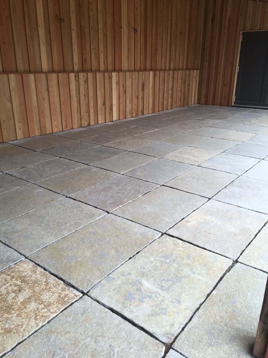 norfolkruralcot's tweet photo. Slabs down in the outside/inside eating area - just going to be the best social place to stay! #thepighouse https://t.co/rslQsr7QOQ