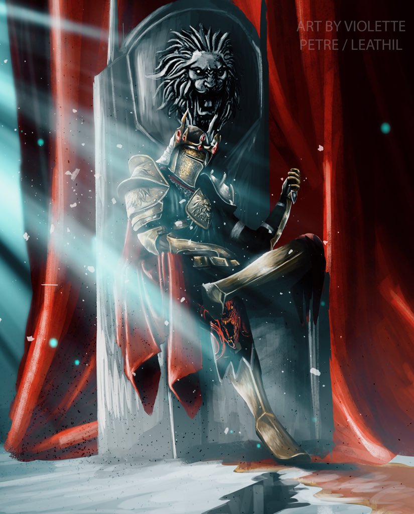 LordWalterII's tweet photo. @MrPope 
So a month ago an amino member and an art station artist by the name of leathil drew my @ForHonorGame warden for me. 

I still haven’t shared it here,she’s one of the best artists! https://t.co/d0VlIQ2IRL