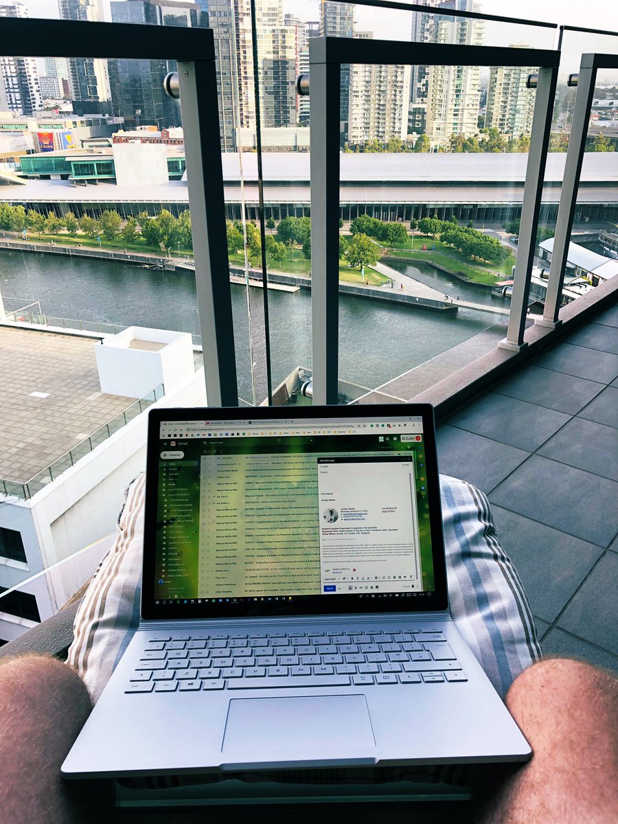 JordanHastie's tweet photo. Throwback to a warm working session...Oz. Cleared emails 👌🏼 https://t.co/lxIlQQmRnv