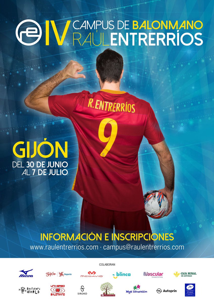 ¡Chic@s! La espera ha terminado ⏰ El próximo miércoles día 13, a partir de las 9:00 de la mañana, se abrirán las inscripciones del IV Campus. Os esperamos a tod@s para difrutar de una nueva semana cargada de grandes experiencias y mucho ⚽️🖐🏻 raulentrerrios.com