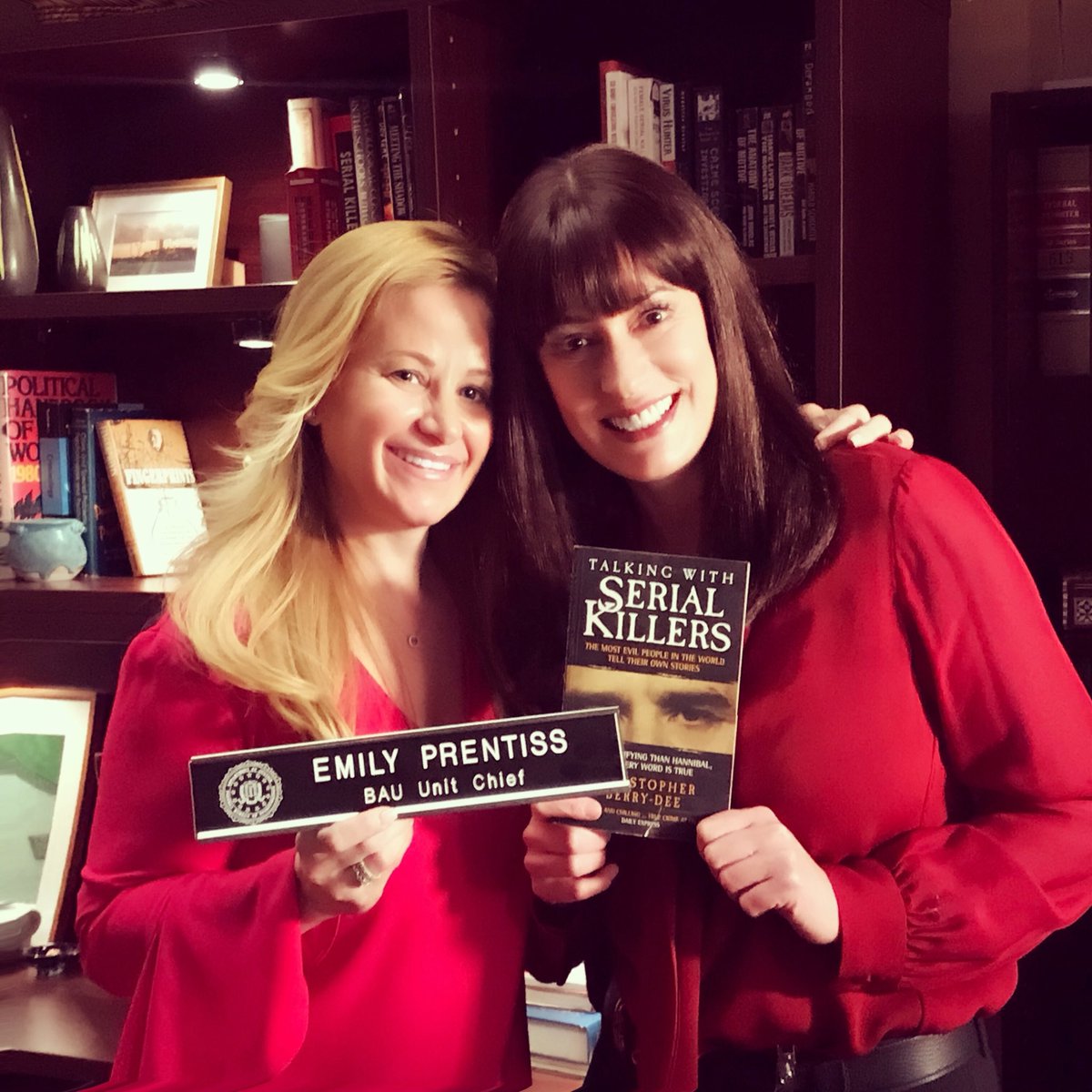 Paget Brewster On Twitter Me And The Real Emily Prentiss Emvach