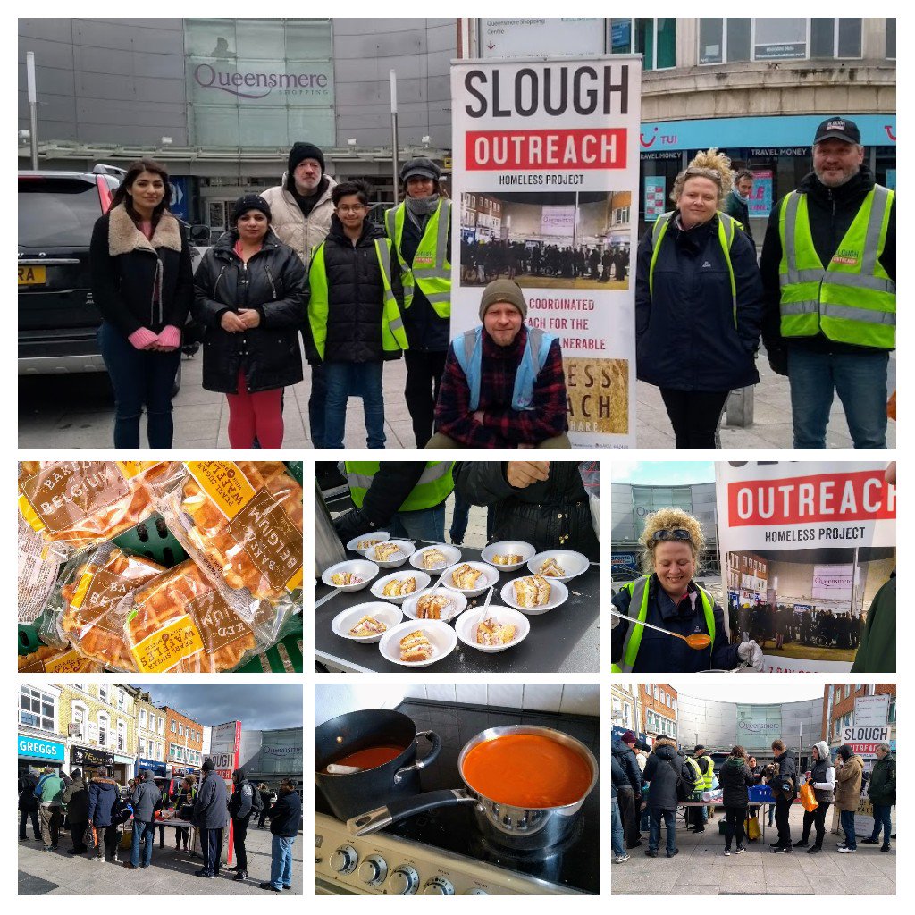 SloughOutreach's tweet image. The #OutreachTeam were out this morning feeding those in need and providing hope in #Slough. 
We are a community #HomelessProject @SloughOutreach #Hope4Homeless #PassionateVolunteers
#Joinus #helpthehomeless #EndHomelessness 🙏❤️