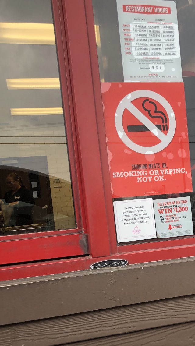 JennS1007's tweet photo. When did @Arbys get all #judgy ? https://t.co/vANlLhcLRC