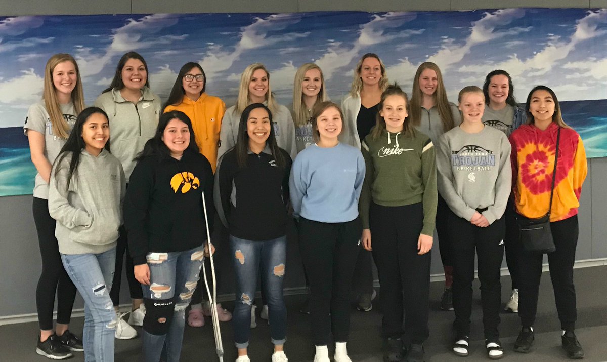 basketballstc's tweet photo. the lady trojans wrapped up the 2018-2019 season with a banquet! many awards and recognition were given including; varsity letters, academic all-conference, academic all-district, and WaMac all-conference honors! https://t.co/Y0YkGop6qZ