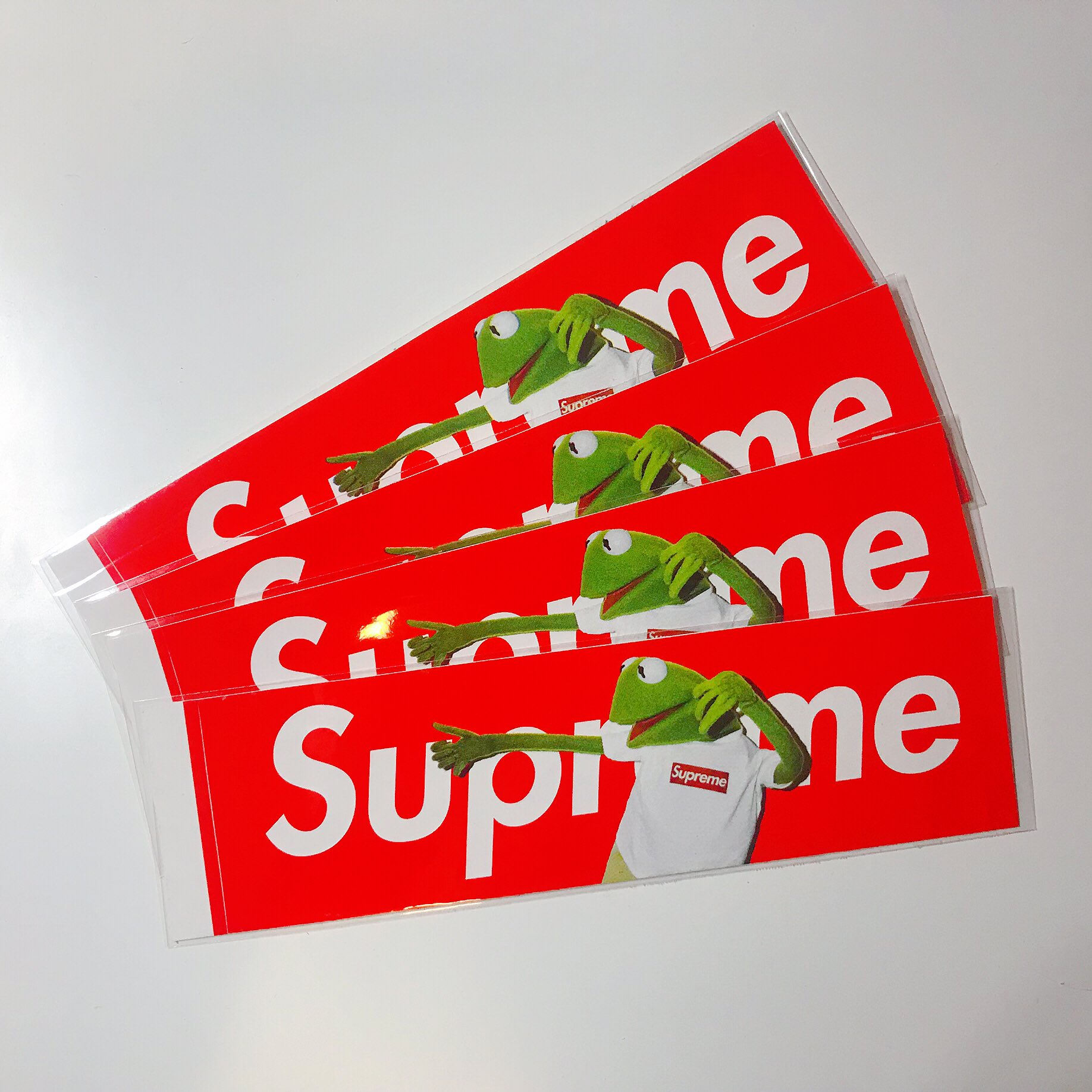 Supreme kermit clearance sticker