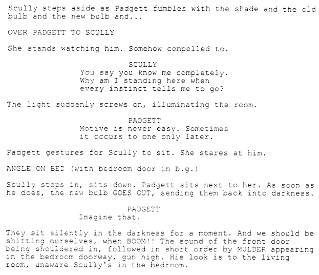 "They sit silently in the darkness for a moment. And we should be shitting ourselves"  #XFScriptWatch  #Milagro