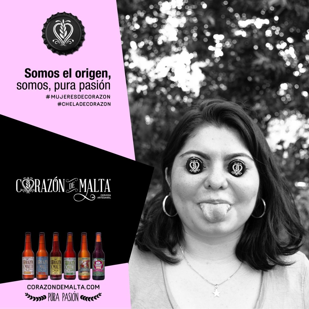 corazondemalta's tweet photo. Celebremos el origen, celebremos la pasión.
¡Mujeres de corazón!
#mujeresdecorazon #cheladecorazon #cervezaartesanal #corazondemalta #artesanalesdeverdad #chela #hechoenajijic #ajijic https://t.co/7htaL7iAOY