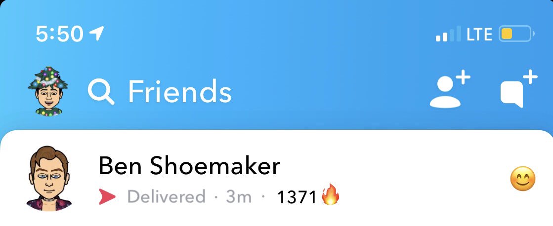 mac_coleman's tweet photo. My friend @bshoe_1316 and I have a Snapchat streak of 1371 days. Twitter do your thing and please RETWEET so we can find out who has more than us! https://t.co/T4sepL4cwI