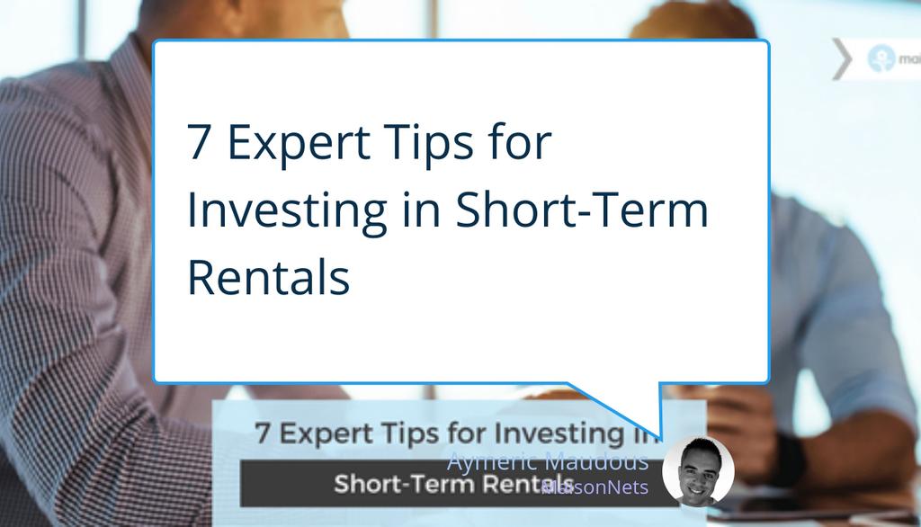MaisonNets's tweet photo. Before you invest in a short-term rental property, you need to crunch the numbers to determine if the property could be profitable for you: https://t.co/c8LJBJG4vO #Airbnb #Property #MaisonNets #Investing https://t.co/57Fw09YNh0