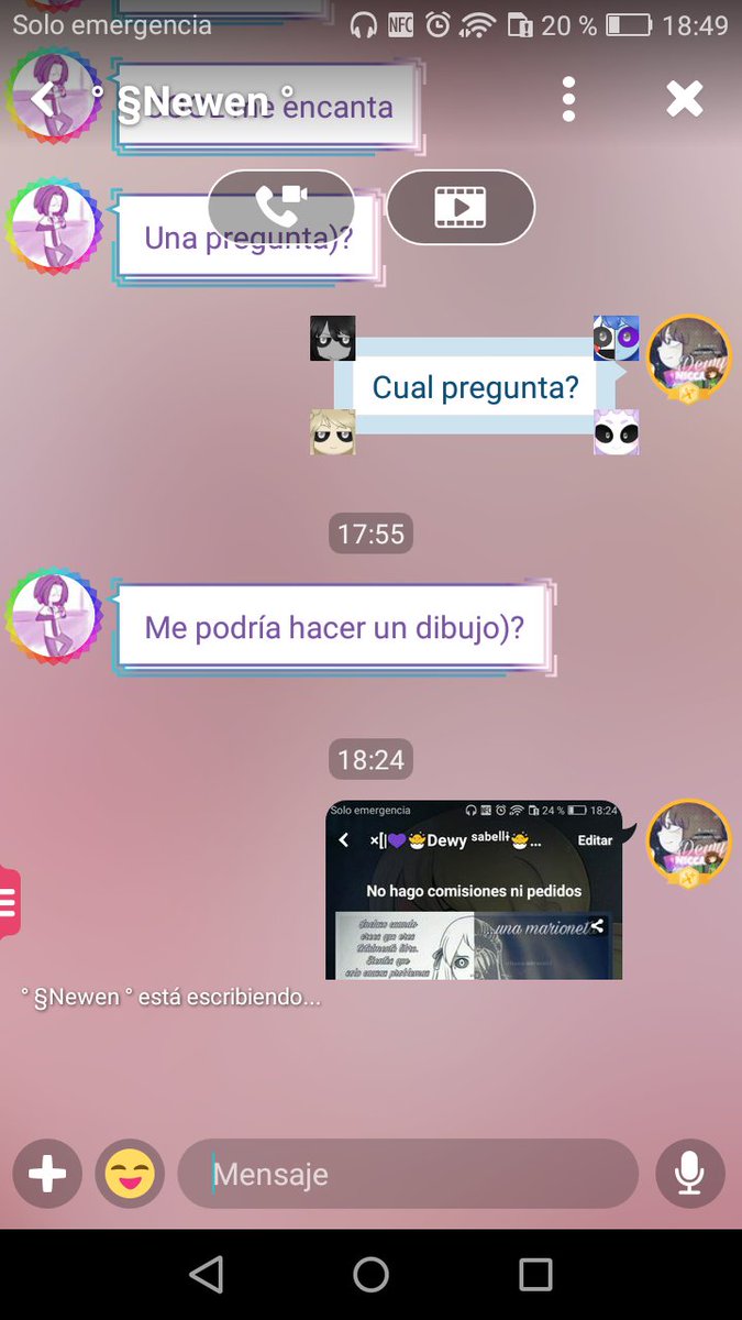 DewTeardrops's tweet photo. #FHS #FHSZ3r0 

Hola, esto es para todos los usuarios de Amino y artistas mas concretamente.

Éste usuario abre privados a artistas para "pedirles" Dibujos para una supuesta "serie" donde la condición es no poner firma al dibujo.
El usuario se dedica a robar arte, cuidado con él. https://t.co/SYsfJLgLma