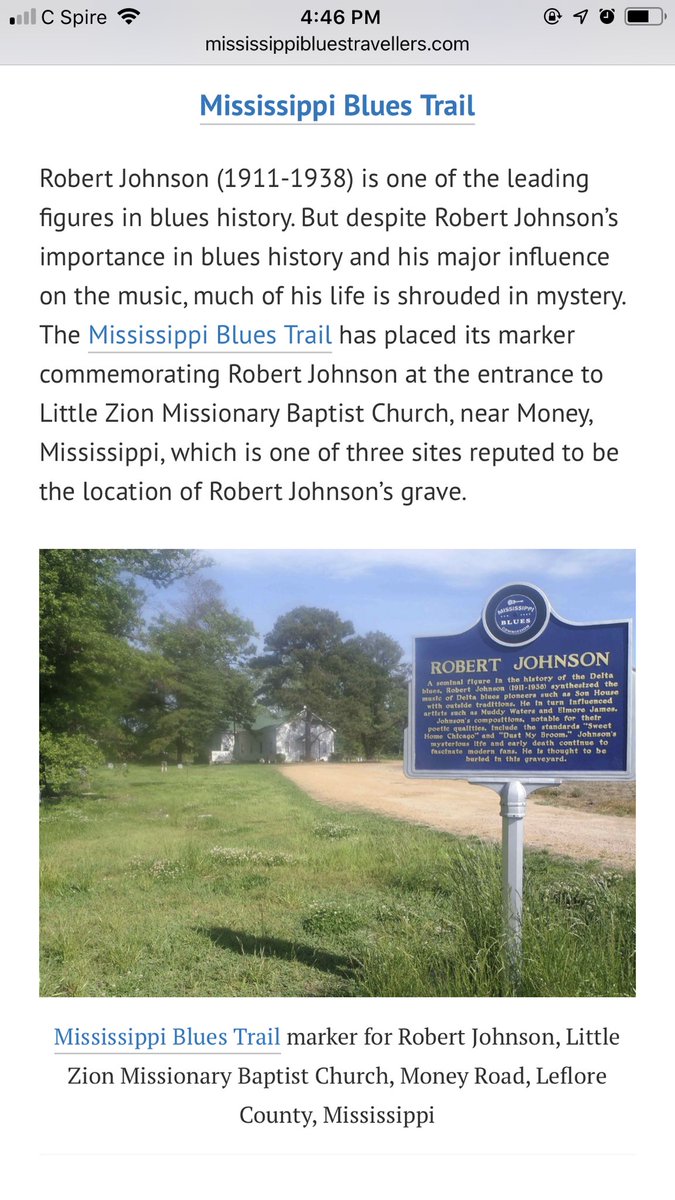 MaroonVolunteer's tweet image. Day 1 of the MS Delta Alternative Spring Break. The trip started with a visit to Robert Johnson’s grave at Little Zion Church, next the historic Bryant’s Grocery, where they reflected on the story of Emmett Till. Later, we had fun at Painting with Friends in Greenwood. #msdelta