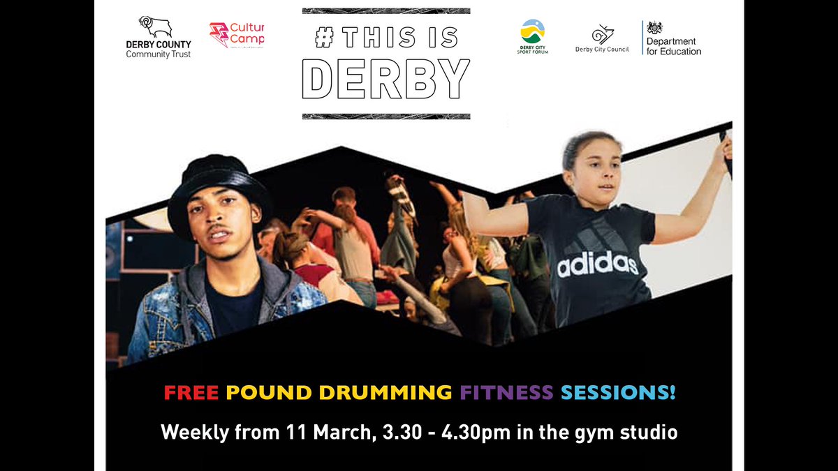 DVAYear7's tweet image. #PoundFitness starts at #DVA for our Y7&amp;amp;8 students on Monday 11th March 3:30 - 4:30pm. One of our students said: 

‘Pound is fun, active and exciting – learn drumming exercise routines to Pop and Hip-Hop tunes, like Greatest Showman, Little Mix and Bruno Mars’

#ThisIsDerby