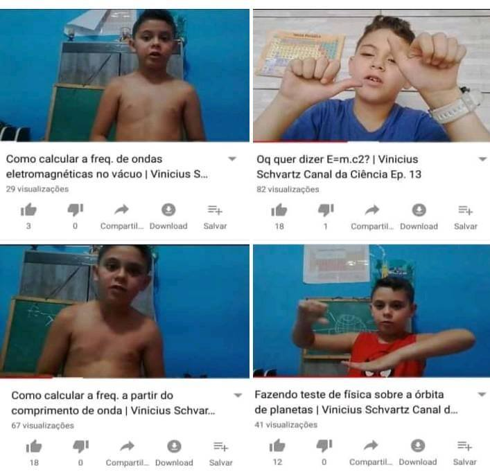 HistoriaNoPaint's tweet photo. QUE COISA MAIS LINDA GENTE <3 <3 <3

Em um país que desvaloriza TANTO a educação ver coisas como essa me deixam MUITO feliz. Por favor, sigam o canal do nosso pequeno prodígio: Vinicius Schvartz Canal Da Ciência https://t.co/1kir0Retvs