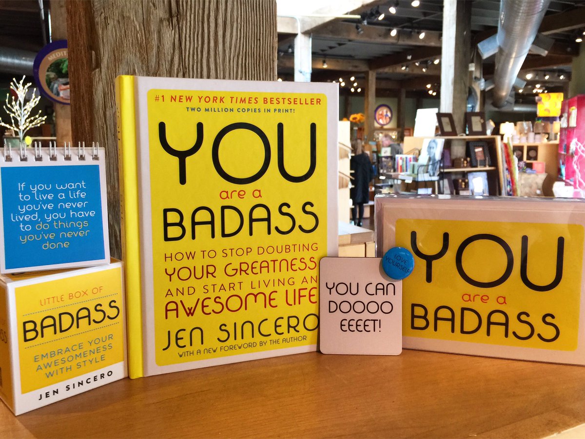 goldenbraidbook's tweet photo. Don’t forget: *You* are a BADASS. 🖤 
.
.
.
#youareabadass #jensincero #jensinceroyouareabadass #badass #loveyourself #motivation #affirmations #goldenbraidbooks https://t.co/yblMc6Wdbi