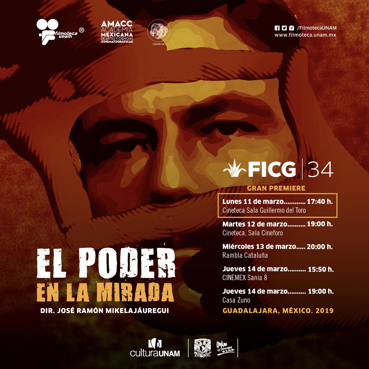 DISimagen's tweet photo. Mañana, Lunes 11 de Marzo, es el gran estreno de la película documental "El poder en la mirada", dirigida por José Ramón Mikelajáuregui, Jefe de Departamento del #DIS. Forma parte de la Competencia Oficial del @FICGoficial.
 Te compartimos toda la información sobre sus funciones. https://t.co/VfHZa9bYRe