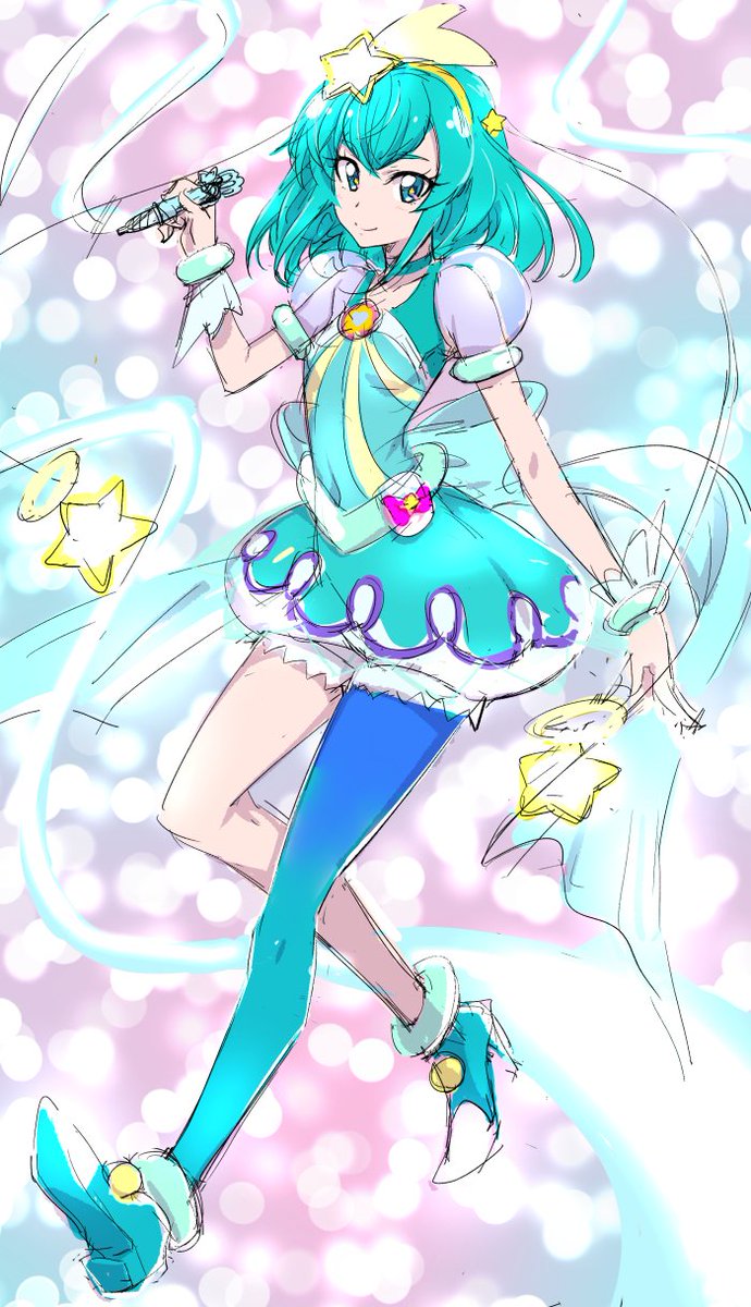 羽衣ララ 「キュアミルキー 」|GUY(中平凱)のイラスト