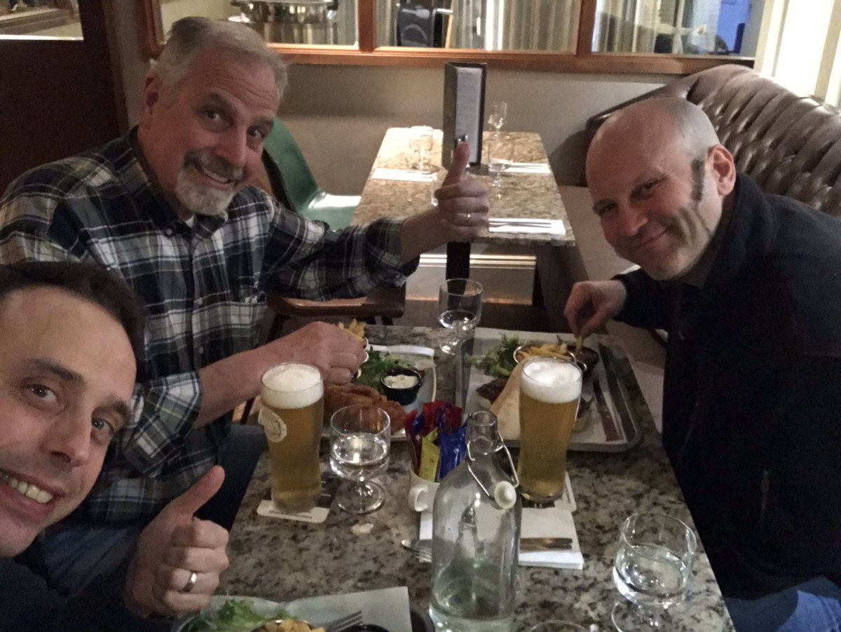 Thanks to <a href="/Lock13Sallins/">Lock 13 Brewpub Sallins</a>  for the great food &amp; beer! Can’t wait for tomorrow’s Craft Brewers Conference <a href="/GradysYard/">Grady's Yard</a>.  All welcome! <a href="/GlacierHops/">Tom Britz</a> <a href="/CastleMalting/">alba bertoni</a>