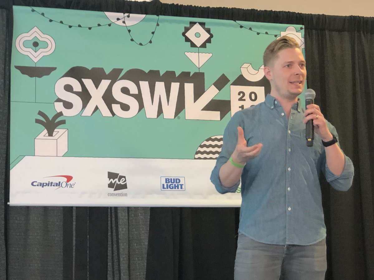 ignitetalks's tweet photo. "The end of your business model does not have to be the end of your business" @ianbcraft #IgniteSXSW https://t.co/fGvxQugzl9