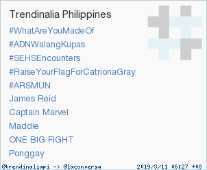 trendinaliaPI's tweet image. Trend Alert: #WhatAreYouMadeOf. More trends at trendinalia.com/twitter-trendi… #trndnl