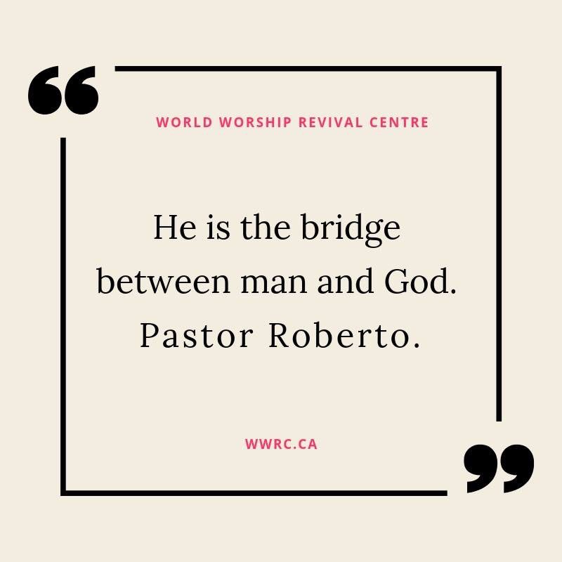WWRCCollingwood's tweet photo. El es el puente entre el hombre y Dios.
Pastor Roberto.
#wwrc #Heisthebridge #messagequote #luke4v18 #messageonpoint https://t.co/iWoVMx2WF9