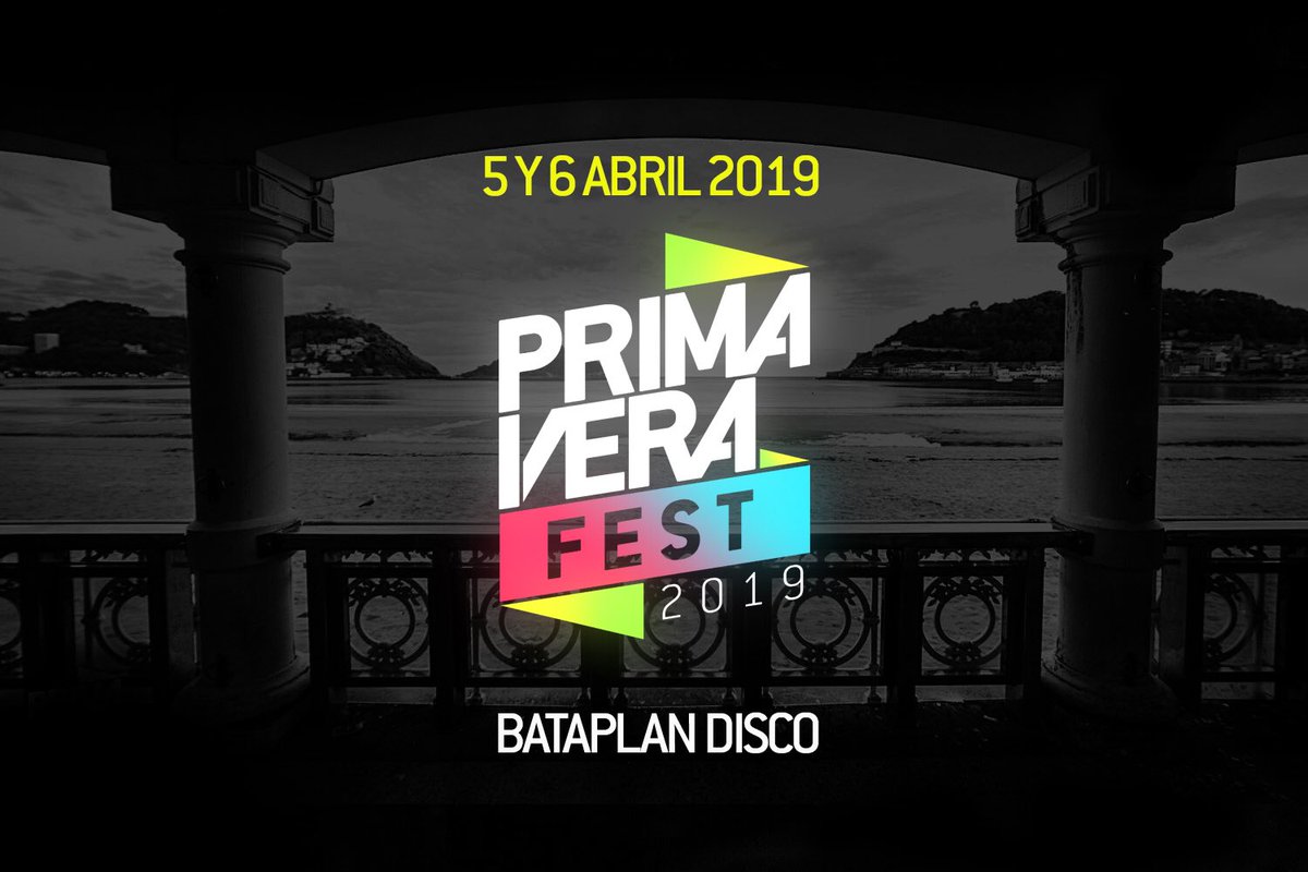 Bataplan_Disco's tweet photo. PRIMAVERA FEST 2019 ✨
viernes 5 y sábado 6 de Abril
#Bataplan #PrimaveraFest #SanSebastian https://t.co/yvWFrwb09e
