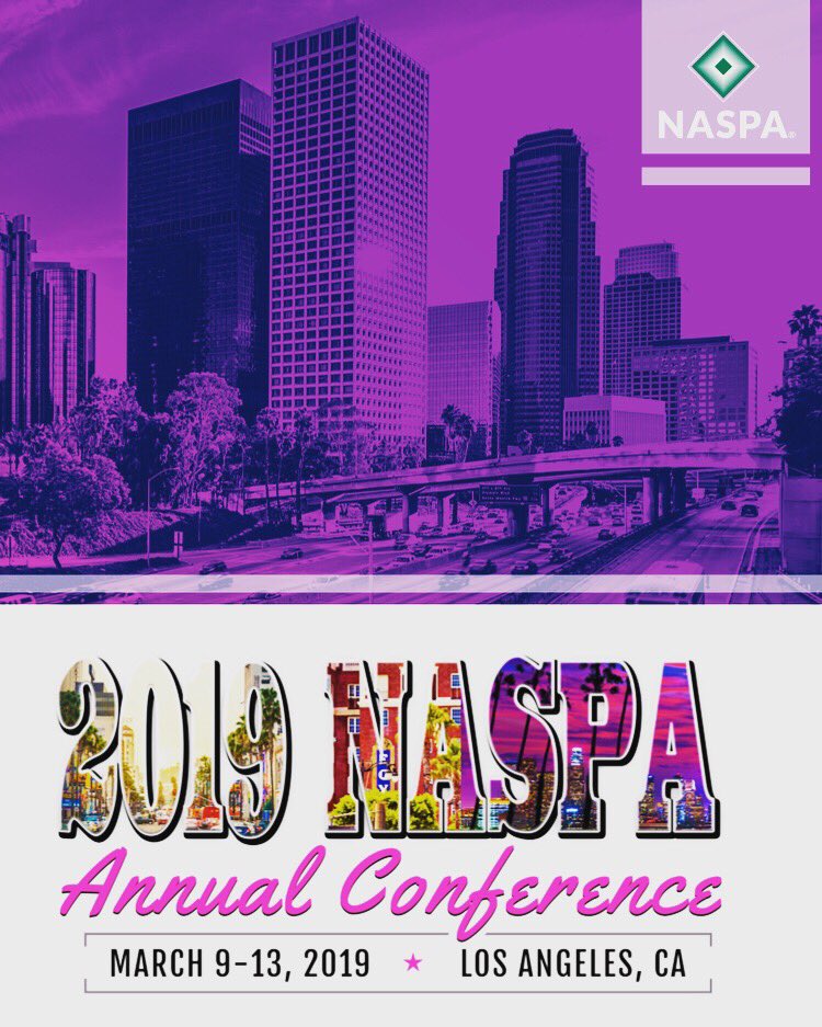naspaemkc's tweet photo. Welcome to Los Angeles! We’re ready for #naspa2019. #highered #conferencetime https://t.co/LJLDE0ppkP