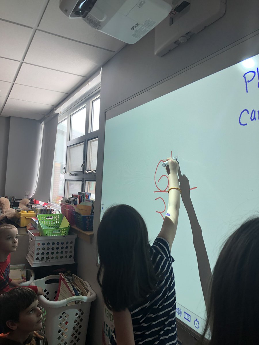 Students teaching each other strategies for solving two-digit addition problems 🌟😁💙#learningtogether #smartcookies #MPSlearns