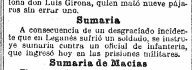 sonsione's tweet photo. #leganes 8 de mayo 1909 Suceso con un soldado https://t.co/KQtuTTn2fZ