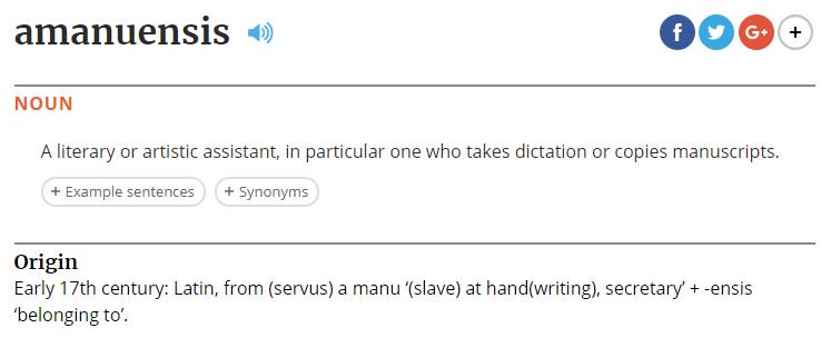 XGelinas's tweet photo. Another #WOTD: amanuensis.
«[Papineau] could not resist imposing threats and almost seditious utterances upon his naturally more temperate amanuensis, [Augustin-Norbert] Morin.»
(@ConradMBlack, Rise to Greatness, p. 218)
#HistCan #HistQc #patriotes #BasCanada #LowerCanada https://t.co/Axg27OBIK0