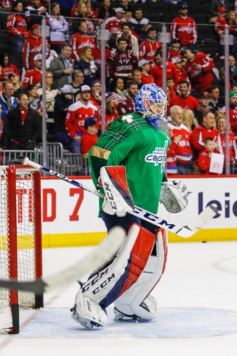 Capitals's tweet photo. Who wants a worn #CapsGoGreen warmup jersey?! 🍀
Bid here: https://t.co/WDGPd3d5zA https://t.co/ehMgG7G5MU