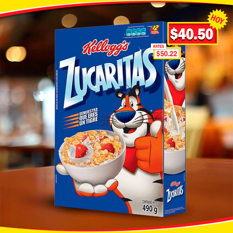 Cereal Kellogg's Zucaritas 490 g –