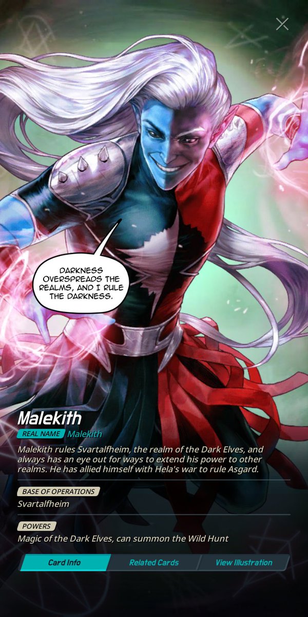JDIZZY_GAMER's tweet photo. In more exciting #MVLGuildWars action, #HPLovecraft wins another match for the guild #pwnage defeating #Snowflake of #4Loki! A look at 2 favorites of the victor below :) #MarvelBattleLines https://t.co/xh3fLCTvoB