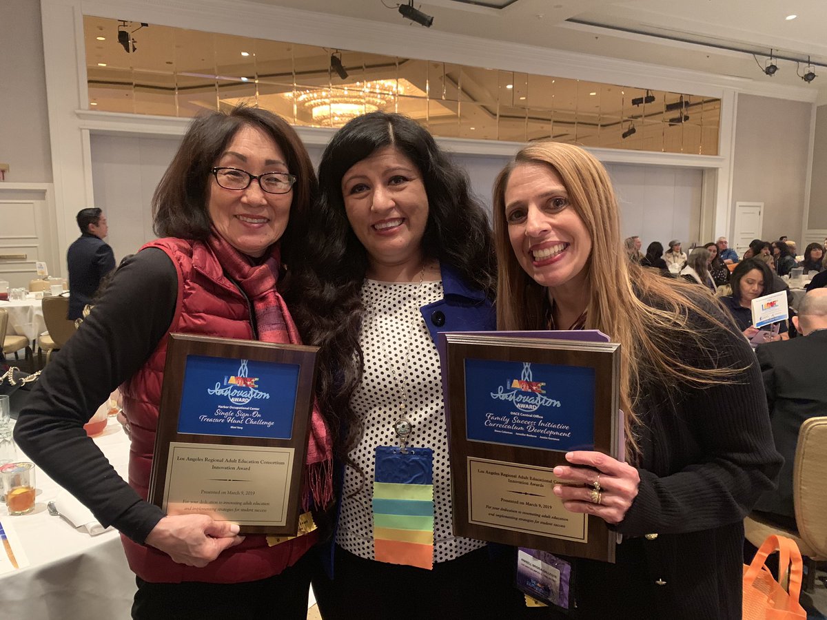 Mimi Yang &amp; Anabell Brígida Gallegos winners of the illustrious 2019 LARAEC Innovation Awards. <a href="/harboroc1/">HarborOC</a>  @WeAreDACE