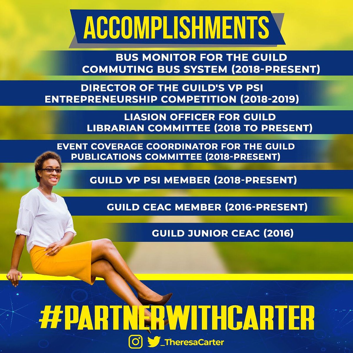 iconic_female's tweet photo. A vote for Carter is a vote 🗳 for continued excellence. 

On Wednesday March 20, 2019 
#PartnerWithCarter https://t.co/t581ZMaTpb
