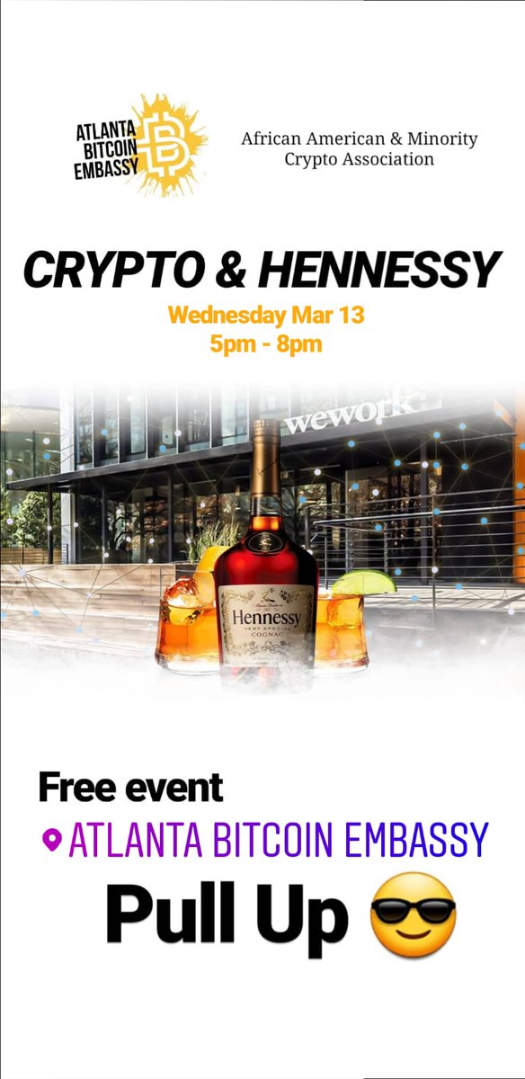 Celebrating our partnership with the African American &amp; Minority Cryptocurrency Association this Wednesday with a party sponsored by <a href="/LBRYio/">LBRY</a>. RSVP on meetup: meetup.com/Atlanta-Bitcoi…