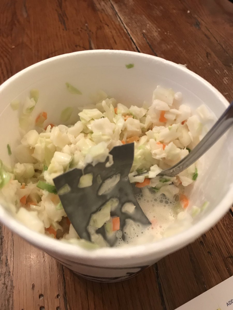 Umm... <a href="/kfc/">KFC</a> what the heck is this in my slaw?