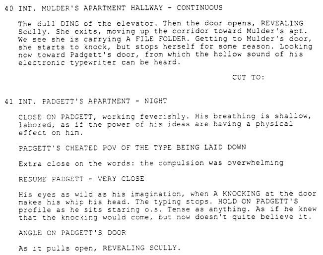 "As if he knew that the knocking would come, but now doesn't quite believe it." #XFSciptWatch  #Milagro