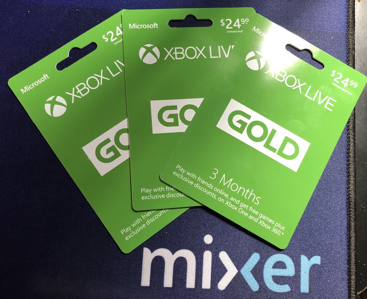 I’ve missed my <a href="/WatchMixer/">Mixer</a> community so much this last week so let’s come back with a giveaway. Follow and RT to win 3 months of Xbox Live Gold. Winner will be drawn 3/17 at 11 pm EST. #giveaway