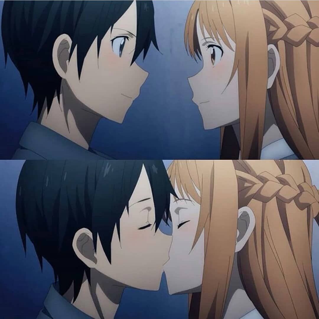 Top 10 Anime Kissing Scenes That Will Make Your Sword Go Online [HD] 